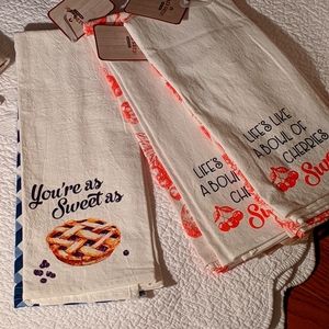 2 piece kitchen towel set